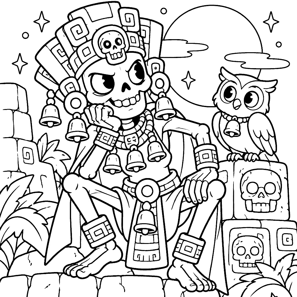 Dibujo de Ah Puch