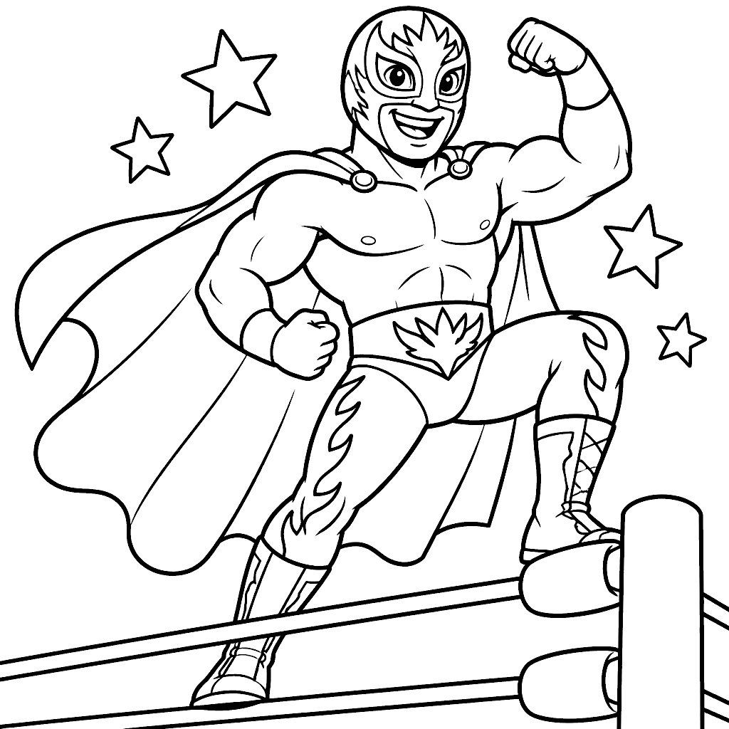 Dibujo de Luchador