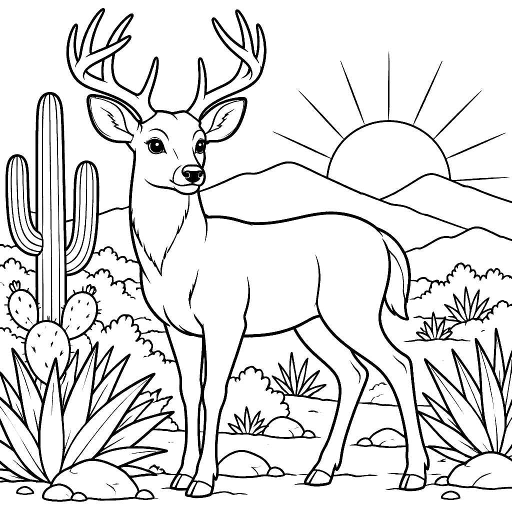 Dibujo de Venado